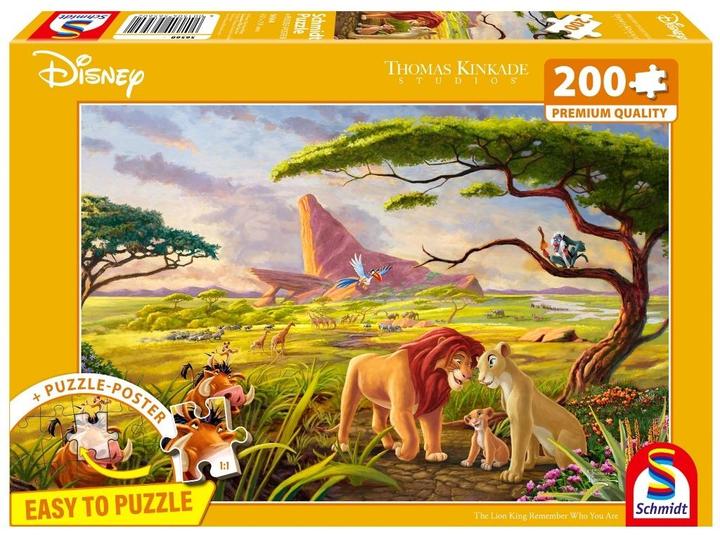 Actual product image Schmidt Spiele Disney Der König der Löwen Remember Who You Are 200 Teile (200 pieces)