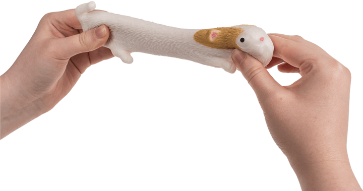Produktbild Out of the blue Anti Stress Stretch Tier Katze weiss (6 cm)