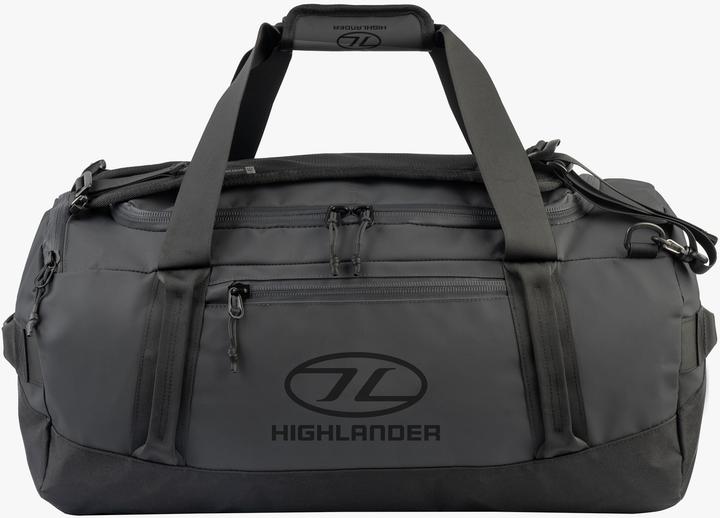 Highlander Sporttasche Hauler Duffel - 45 Liter - Schwarz (45 l)
