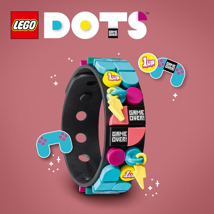 Image du produit LEGO Bracelet gaming avec pendentifs (41943, LEGO Dots)
