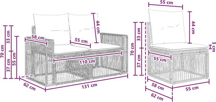Produktbild vidaXL gartenmöbel