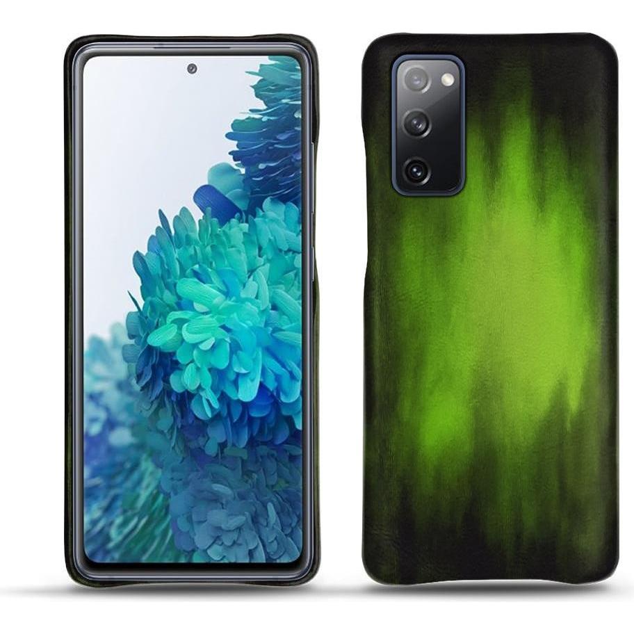 Noreve Lederschutzhülle (Samsung Galaxy S20 FE), Smartphone Hülle, Grün