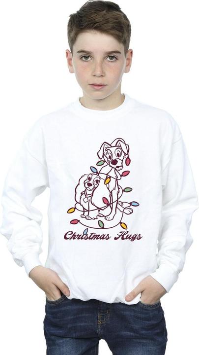 Produktbild Disney Lady And The Trump Christmas Hugs Sweatshirt Jungen (152, 158)
