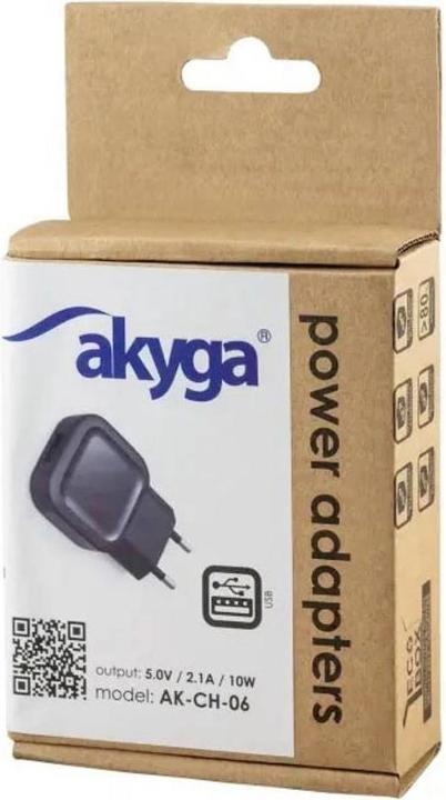 Produktbild Akyga AK-CH-06 Steckernetzteil, Festspannung 5 V 2.1 A
