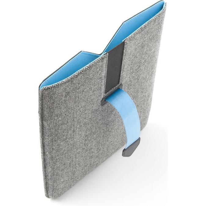 Dicota PadCover, Schutzhülle für iPad - Grau/Blau (iPad), Tablet Hülle, Grau, Blau