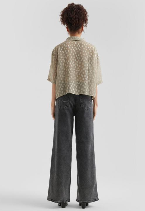 Immagine prodotto s.Oliver Bluse Verkürzte leicht transparente Bluse (36)