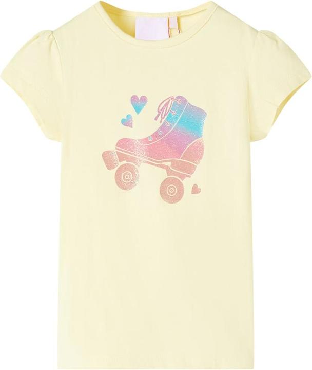Immagine prodotto vidaXL T-shirt per bambini arancione chiaro 104,Materiale: 95% cotone. 5 (104)