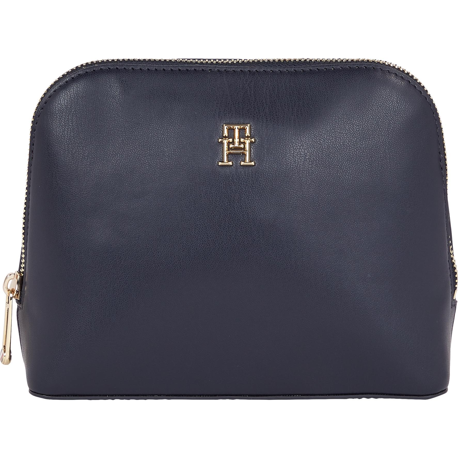 Tommy Hilfiger Kosmetiktasche Iconic Tommy Washbag FA22, Necessaire, Blau