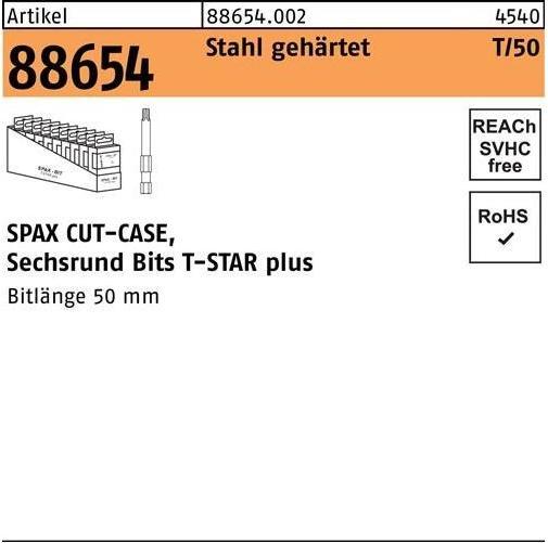 Produktbild Spax BIT T-STAR PLUS T25 50mm S (T/50)