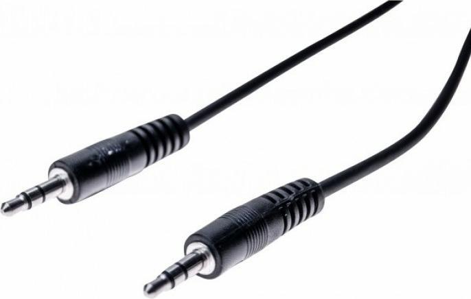 Exertis Connect Audiokabel, 3,5 mm Stereo Klinkenst./St., schwarz, ca. 5,0 m 3,5 mm Stereo Klinkenstecker an 3,5 mm (5 m)