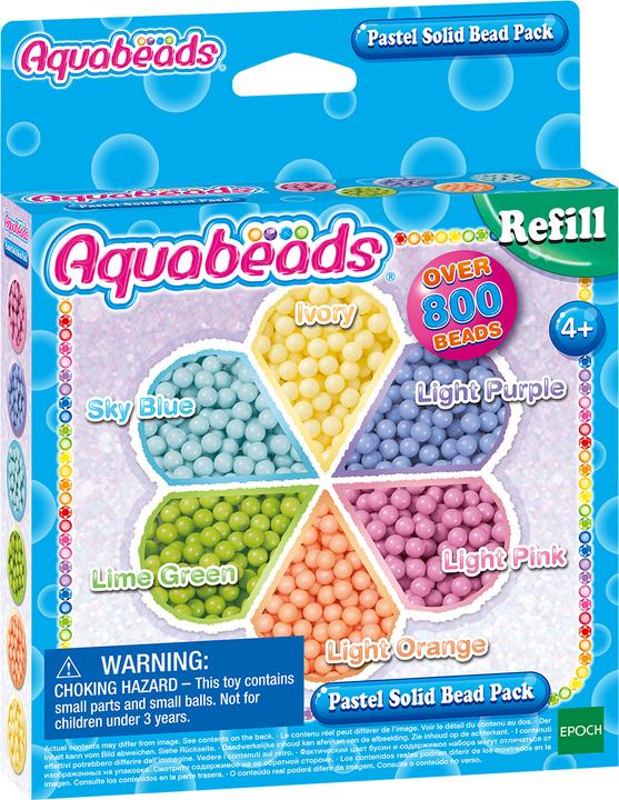 Actual product image Aquabeads Pastel beads