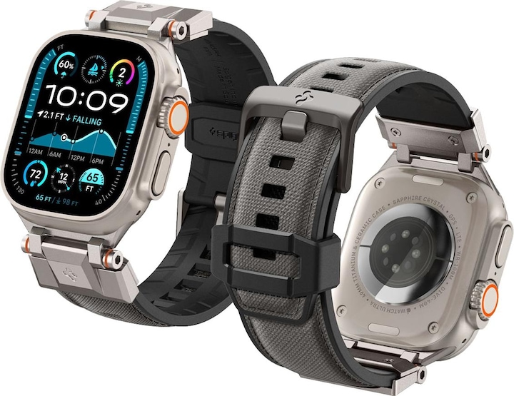 Produktbild Spigen DuraPro Armor for Apple Watch 6 / 7 / 8 / 9 / 10 / SE / Ultra 1 / 2 (44 / 45 / 46 / 49mm) Gra