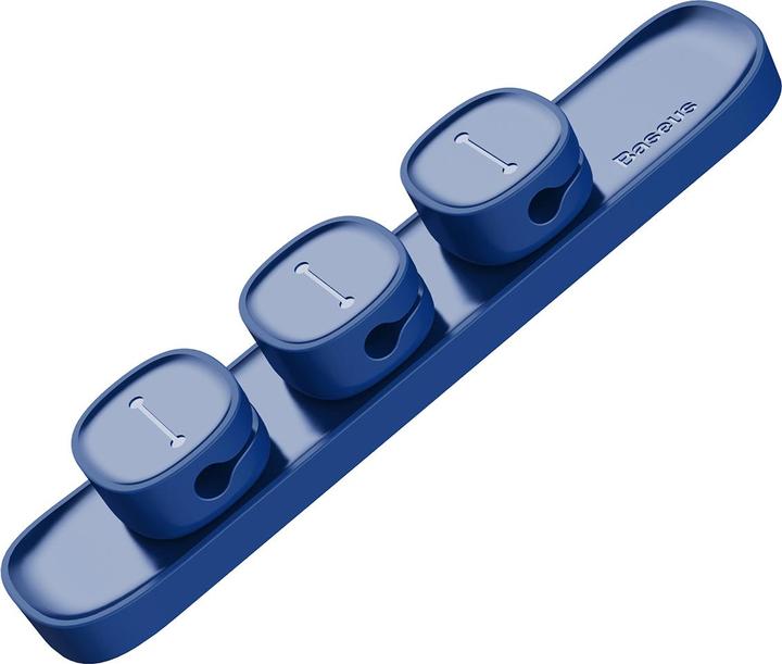 Actual product image Baseus Peas Cable Clip Blue