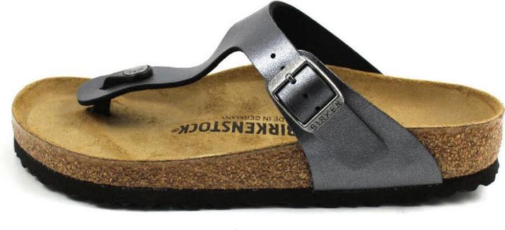Actual product image Birkenstock Gizeh BF Metallic Black (38)
