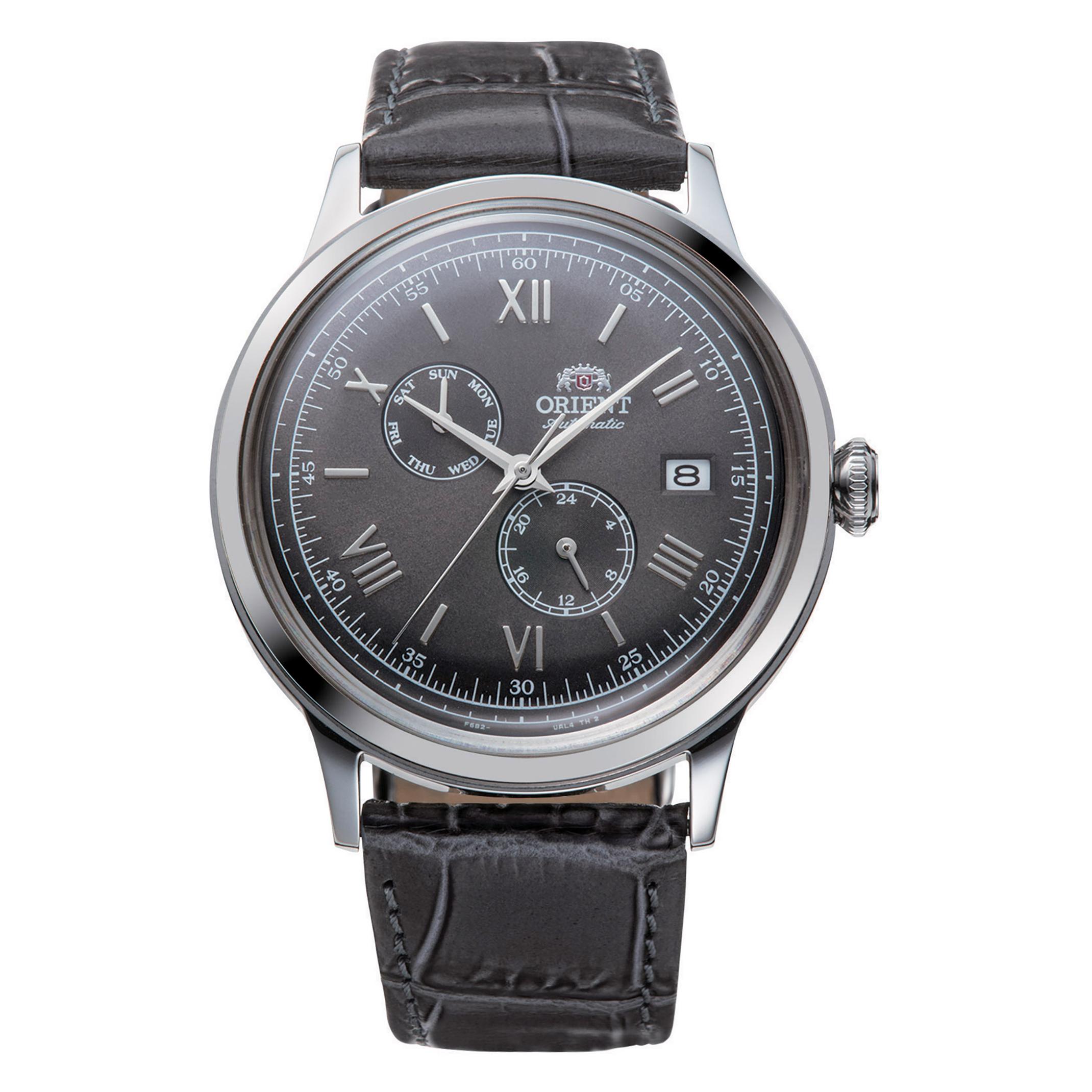 Orient, Horloge, Klassieke Bambino, Grijs, (Analoog Horloge, 40 mm)