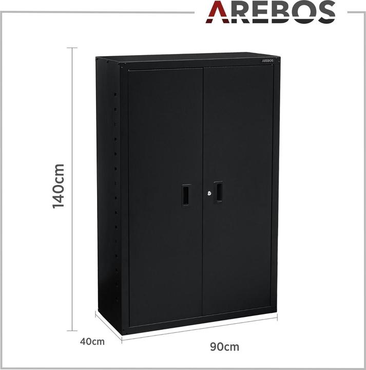 Produktbild Arebos Aktenschrank (140 x 90 x 40 cm)