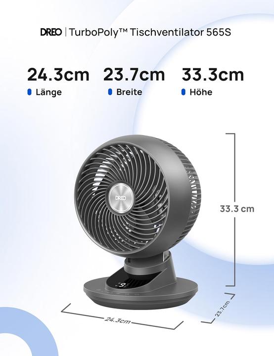 Produktbild Dreo Tischventilator mit App-Steuerung (22 dB)