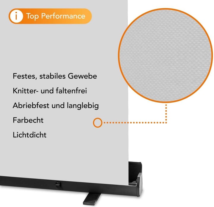 Produktbild Walimex pro Roll-up Panel Hintergrund grau 210x220 (210 cm, 226 cm)