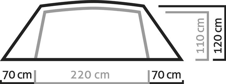 Actual product image Salewa Denali IV (Dome tent, 3.60 kg, 4 persons)
