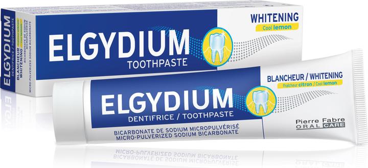 Produktbild Elgydium Weisse Zähne Zahnpasta Cool Lemon (75 ml)