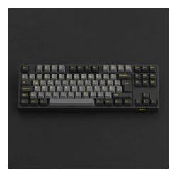 Akko "Black & Gold 5087S V1 Gaming Tastatur, RGB – V3 Cream Blue Pro Switches, ISO DE, schwarz & gold" (Germania), Tastiera, Oro, Nero