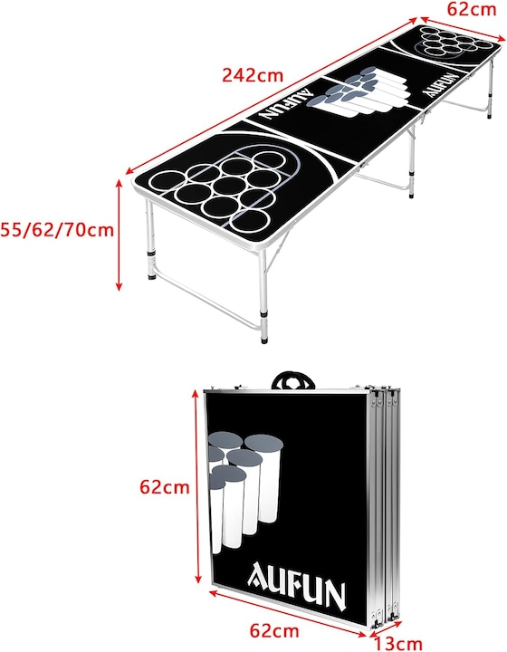 Produktbild Ich-zapfe Bierpong Tisch für Partys mit 100 Bechern