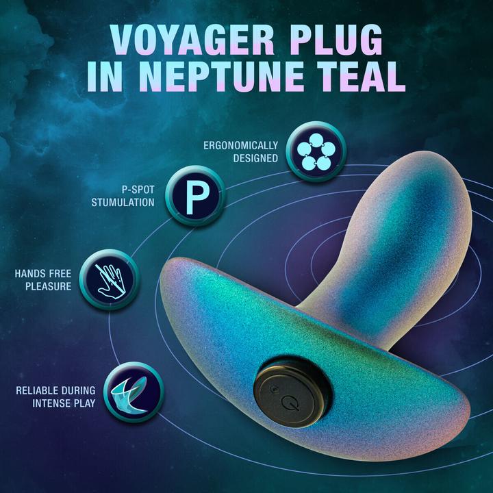 Image du produit Blush anal adventures matrix voyager plug neptune teal