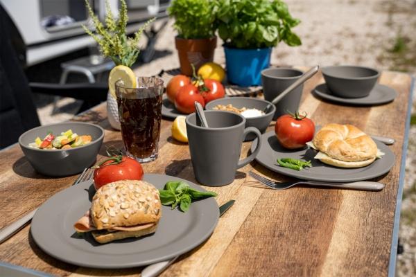 Actual product image Berger Kynne Tableware Set 16 pcs. grey (16 pcs.)