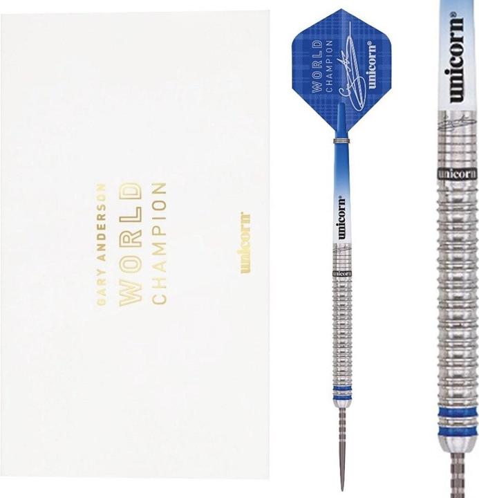 Actual product image Unicorn Phase 3 World Champion Gary Anderson Steel Dart Presentation Box (25 g)