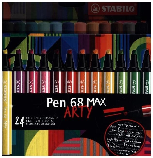Actual product image STABILO PEN 68 MAX ARTY - fibre-tip pens (24 colours, 24 x)