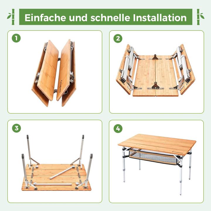 Produktbild Kingcamp Höhenverstellbarer Klapptisch