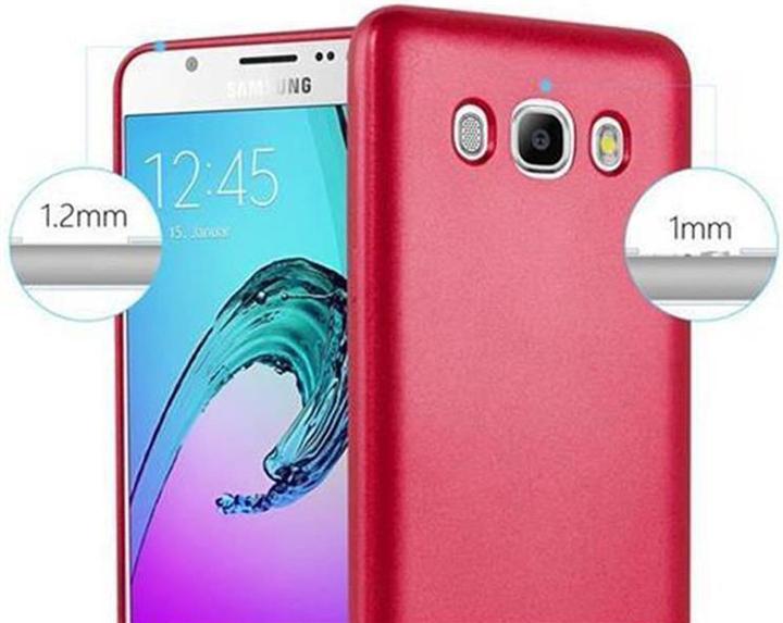 Actual product image Cadorabo TPU Matt Metallic Cover (Samsung Galaxy J7 2016)