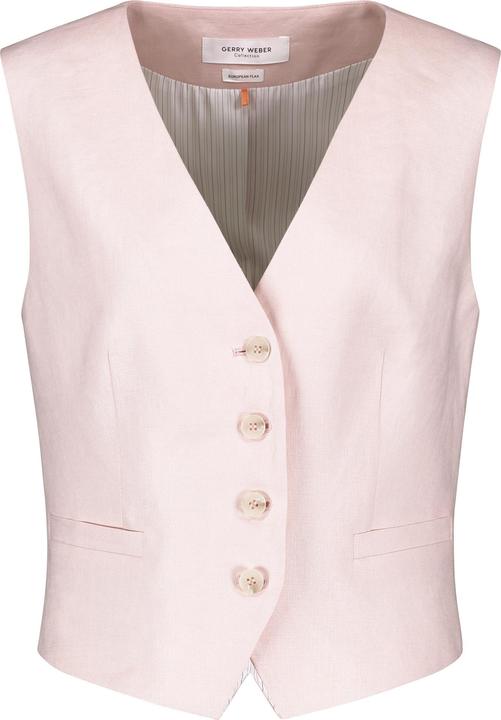 Gerry Weber Elegante Weste aus Leinen Weste Indoor lang (46)
