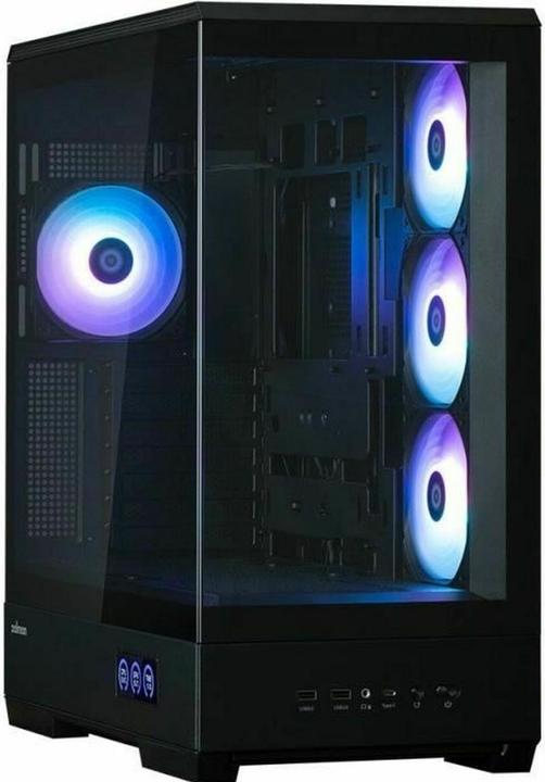 Produktbild Zalman GHE P50 DS ATX Geh??use Tempered Glass Panoramic View - Schwarz (ATX, mATX, Mini-ITX)