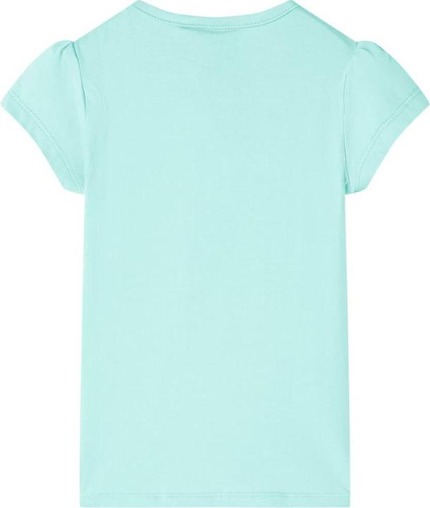 Produktbild vidaXL Kinder-T-Shirt Helles Minzgrün 140,Material: 95 (140)