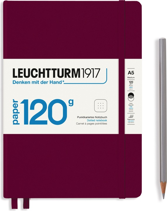 Immagine prodotto Leuchtturm1917 Bullet Journal Edizione Media (A5, Punteggiato, Copertina rigida)