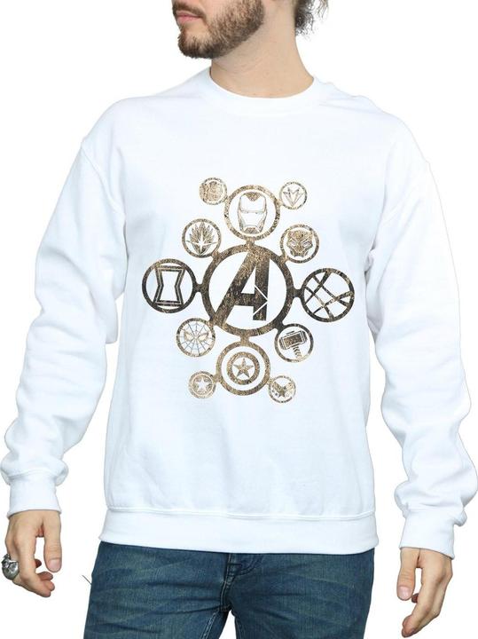 Image du produit - Sweat AVENGERS INFINITY WAR ICONS - Homme (XL)