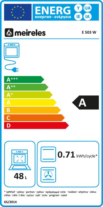 Energie-Label Meireles E 503 W