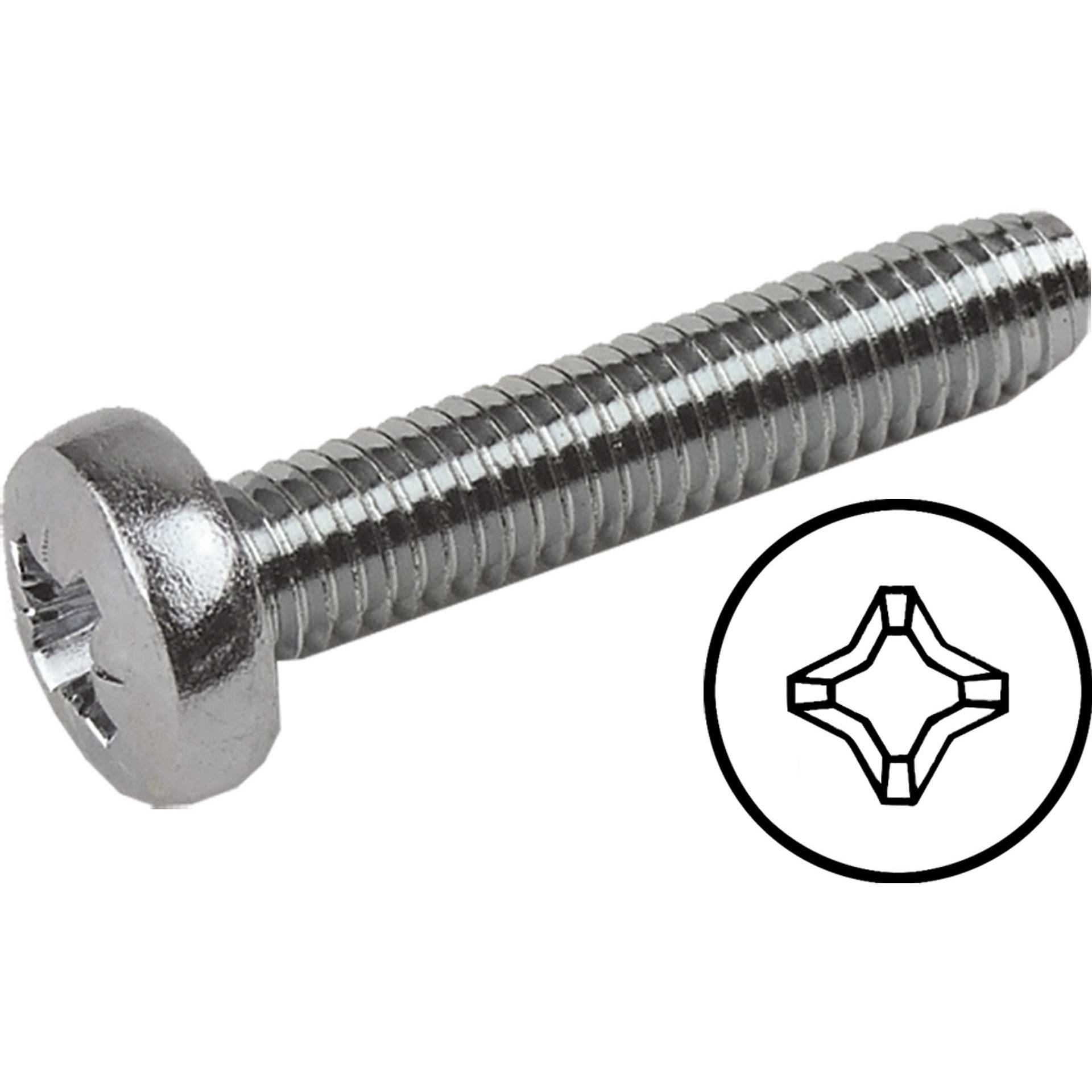 Modellbau Lindinger, Schrauben, linsenkopfschrauben kreuzschlitz m4/20mm edelstahl rostfrei 10stk. (10 Schrauben pro Stü...