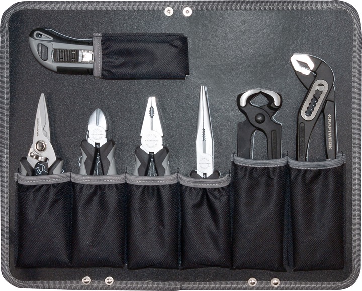 Image du produit Kraftwerk Boîte à outils professionnels B147 avec perceuse-visseuse Makita (100 pièces)
