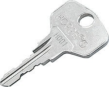 Actual product image Hoppe Spare key, lock H001 (Door handle)