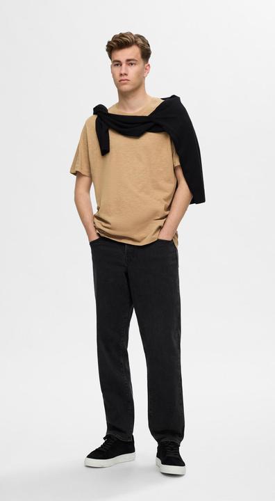 Image du produit Selected Homme T-shirt en coton filé flamme (XXL)