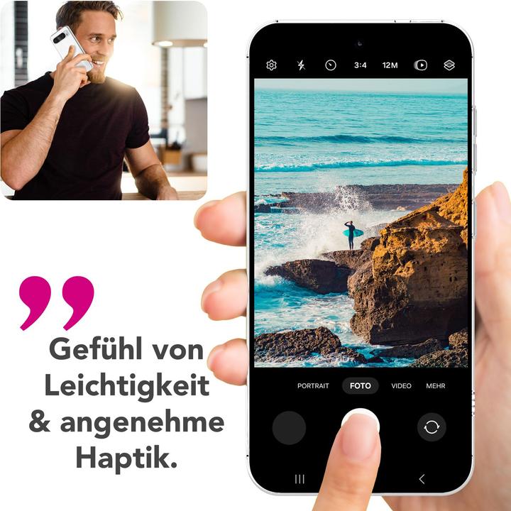 Actual product image Nalia AirFlex - Strapazierfähige Klare Silikon Hülle - Crystal Clear TPU Case (Google Pixel 9 Pro XL)