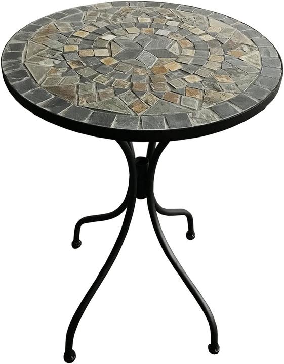 Produktbild Mojawo Mosaik Mosaiktisch Gartentisch Bistrotisch Tisch Ø 60 x H 70 cm