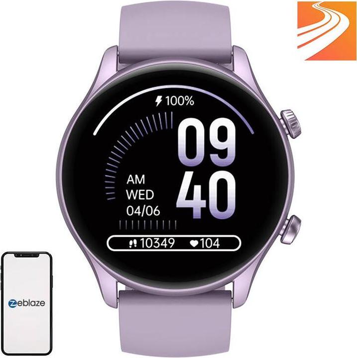 Actual product image Zeblaze Btalk 3 Plus Smartwatch Purple