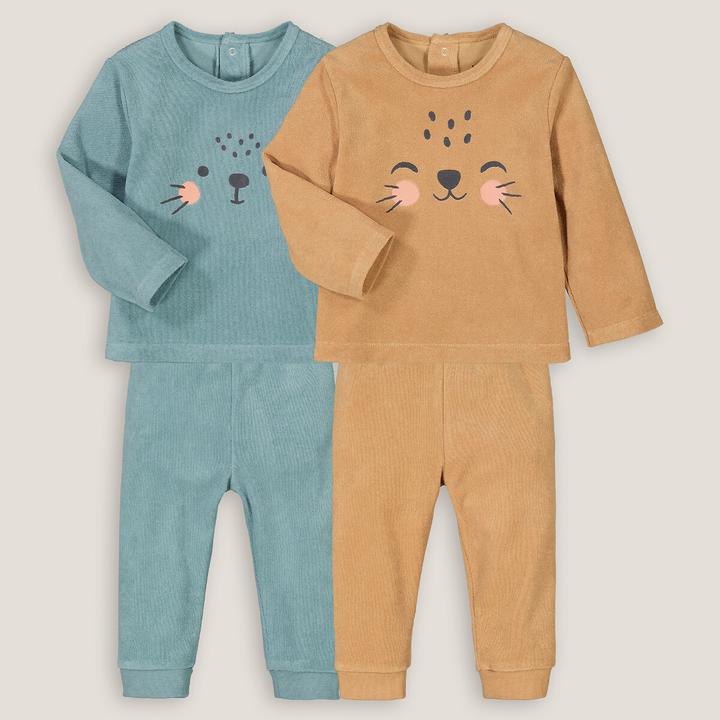 Actual product image La Redoute Collections Terry 2-pack 2-piece pyjamas (86)