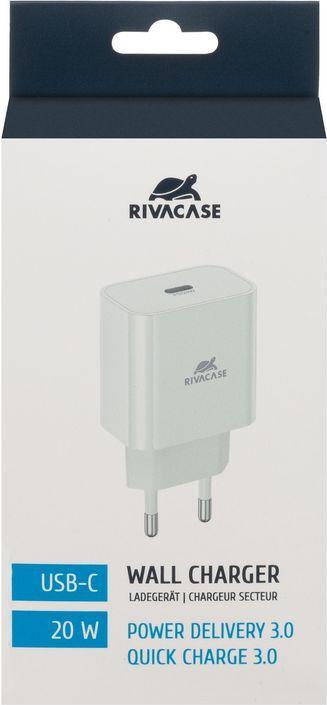 Actual product image Rivacase MOBILE CHARGER WALL/WHITE PS4101 W00 (20 W)
