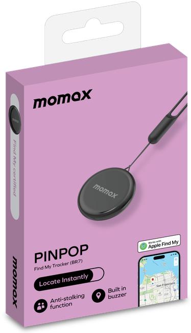Image du produit Momax Pinpop Apple Find My Certificated Tracker Noir