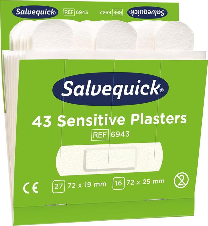 Produktbild Söhngen Refill für SALVEQUICK, 6 VE Pflaster-Strips, Vlies, je 43 Stk, VE à 6 Stk (6 x)