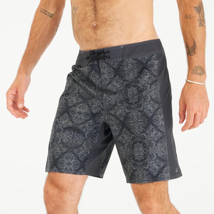 Produktbild Olaian Boardshorts Herren lang 500 Arch Scarabia 19" schwarz (46)